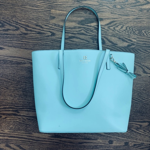 kate spade blue tote bag